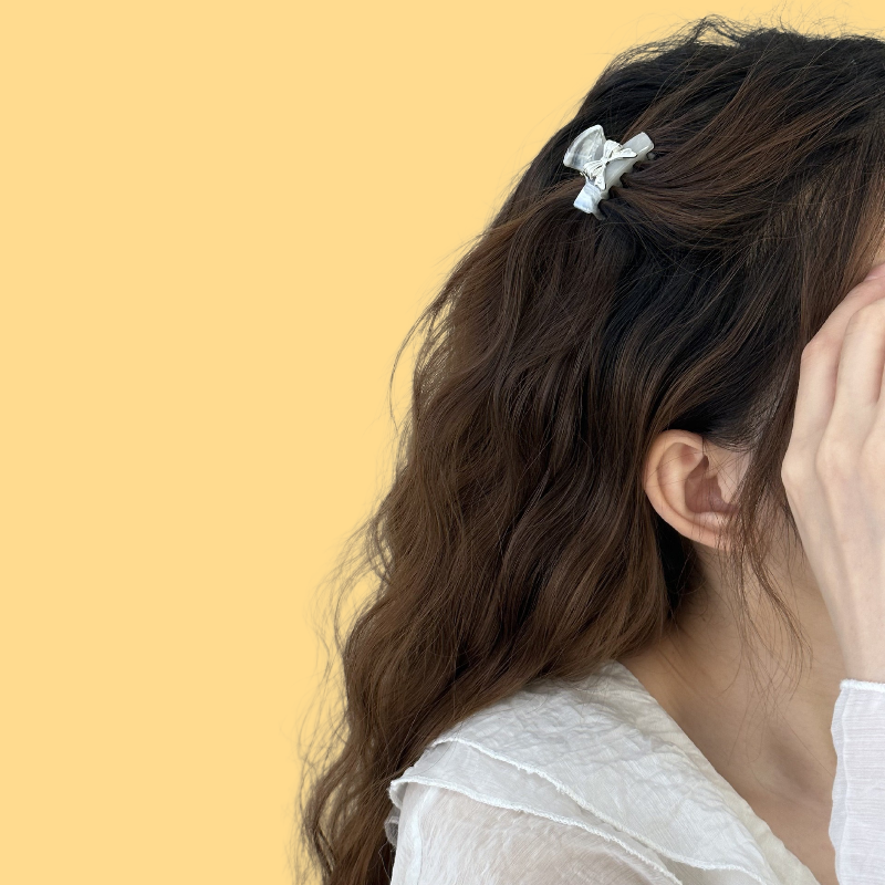 Moon Phase Hair Clip - Chinese Ink Style Mini Clips (3 Designs)