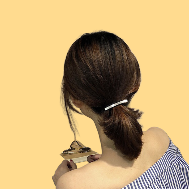 Minimalist Alloy Hair Tie - Gold or Silver