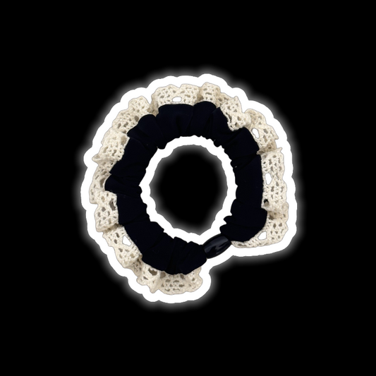 Chanel-Style Lace Hair Tie (4 Colors)