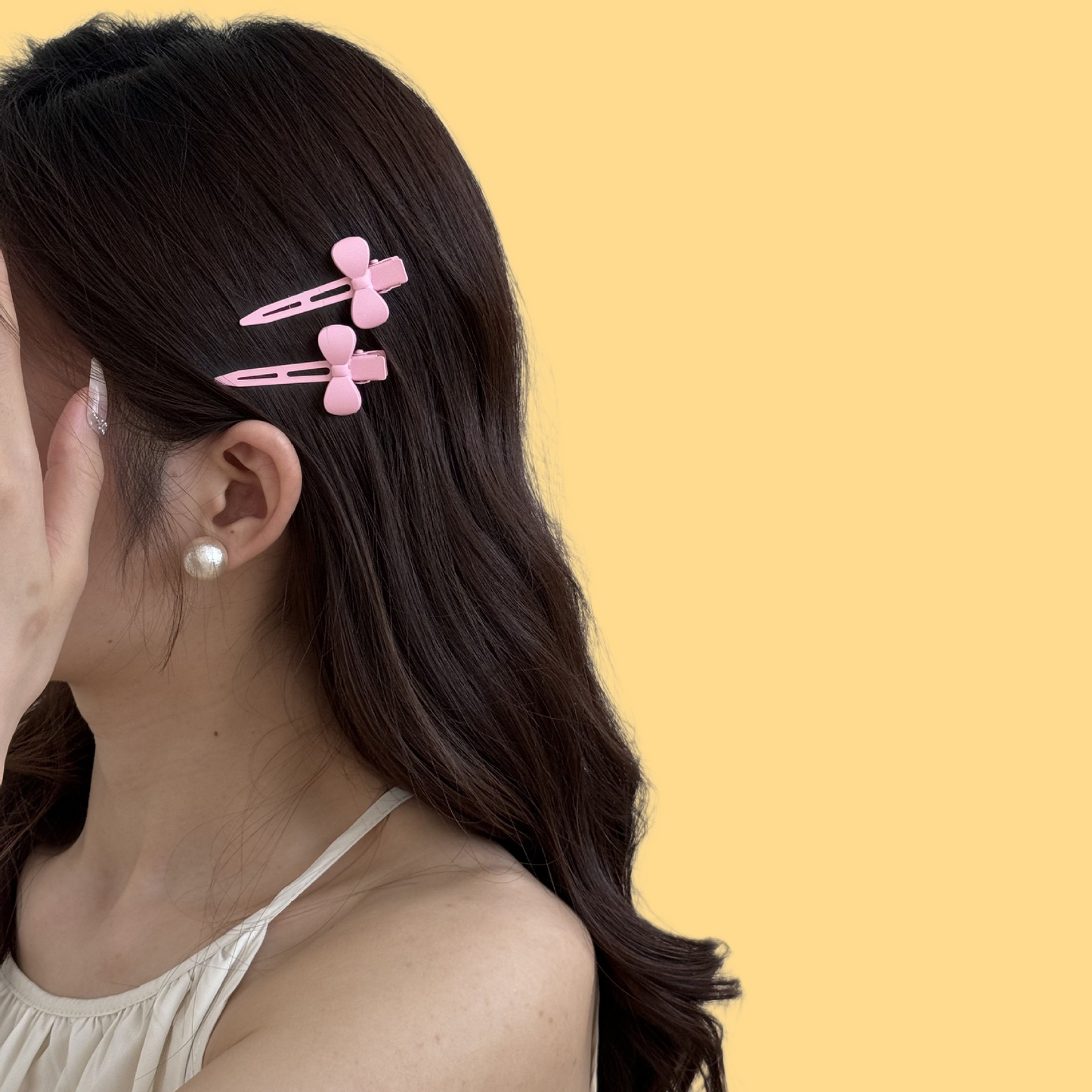 [K-Beauty] Pastel Snap Clips - 8 Color Milkshake Duo Set