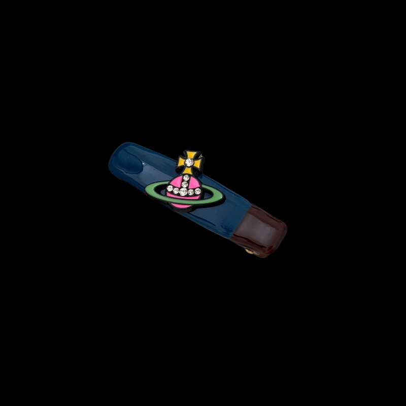 Glossy Saturn Hair Clip