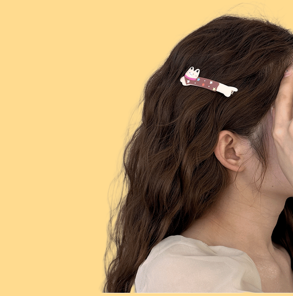 Meow Hair Clip - Cute Cat Snap Clip (6 Styles)